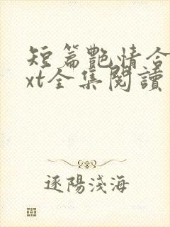 短篇艳情合集txt全集阅读
