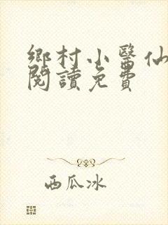 乡村小医仙全文阅读免费