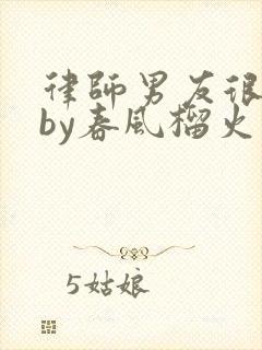 律师男友很难撩by春风榴火