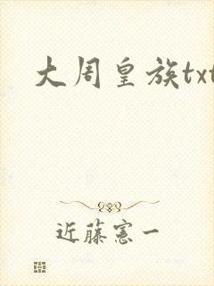 大周皇族txt