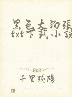 黑色大狗张淑敏txt下载小说