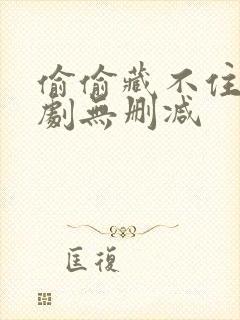 偷偷藏不住广播剧无删减封面