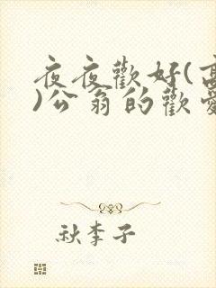 夜夜欢好(高h)公翁的欢爱h封面