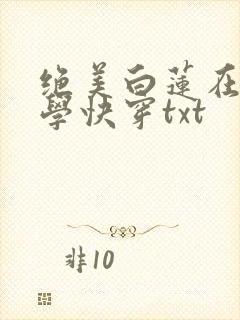 绝美白莲在线教学快穿txt