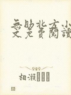 无助北方小说全文免费阅读最新章节封面