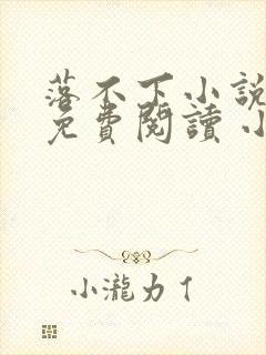 落不下小说全文免费阅读 小说封面