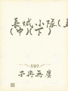 长城小队(上)(中)(下 )封面