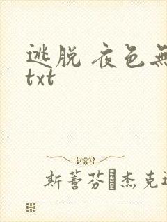 逃脱 夜色无边txt封面