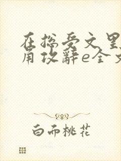 书籍封面