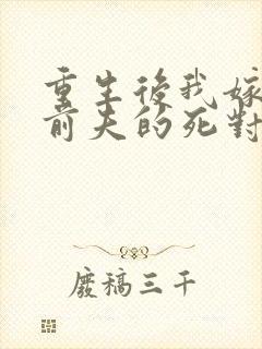 重生后我嫁给了前夫的死对头免费阅读