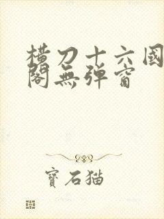 横刀十六国笔趣阁无弹窗