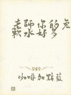 老师你的兔子好软水好多