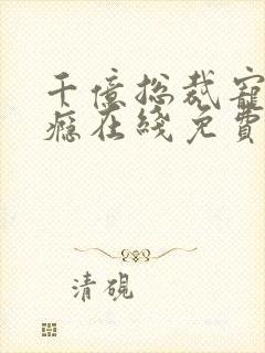 千亿总裁宠妻上瘾在线免费阅读封面