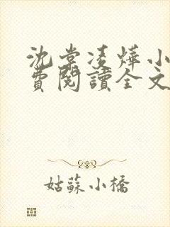 沈棠凌烨小说免费阅读全文最新章节封面