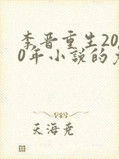 李晋重生2000年小说的免费阅读