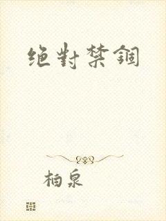 绝对禁锢封面