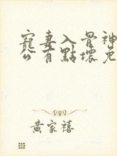 宠妻入骨神秘老公有点坏免费阅读全文