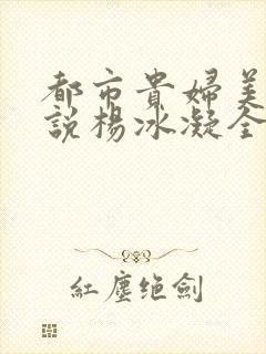 都市贵妇美腿小说杨冰凝全文阅读