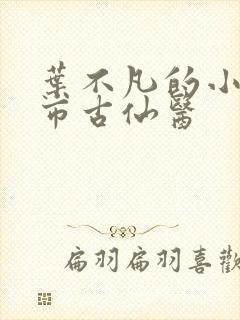叶不凡的小说都市古仙医