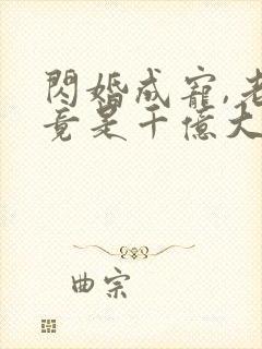 闪婚成宠,老公竟是千亿大佬免费完整版