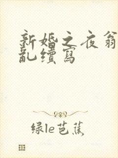 新婚之夜翁莹情乱续写