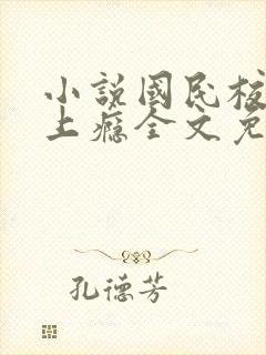小说国民校草宠上瘾全文免费阅读