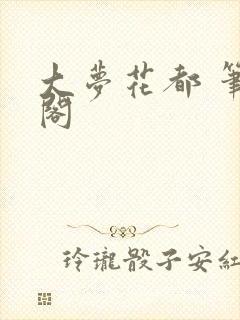 大梦花都 笔趣阁