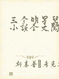 三个明星儿媳妇小说全文阅读