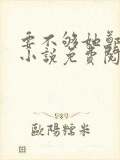要不够她郑疏泽小说免费阅读封面