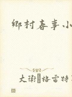 乡村春事小说