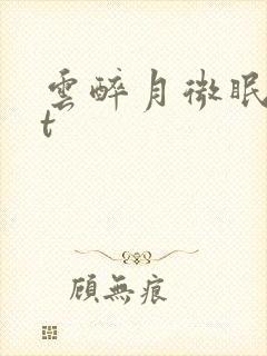 云醉月微眠txt
