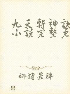九天斩神诀林辰小说完整免费下载