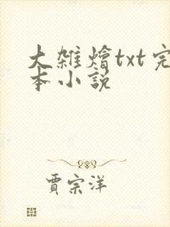 大杂烩txt完本小说
