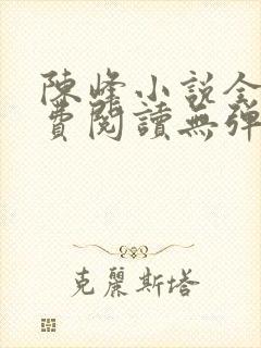 陈峰小说全文免费阅读无弹窗封面