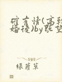 确有情(高干 婚后)by既望笔趣阁