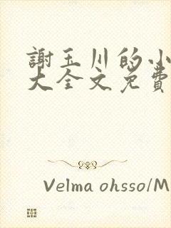 谢玉川的小母狗大全文免费阅读笔趣
