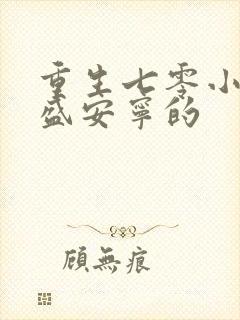 重生七零小辣媳盛安宁的