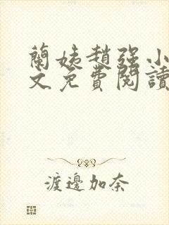 兰姨赵强小说全文免费阅读