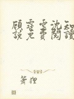 顾霆云沈知秋小说免费阅读全文最新章节封面