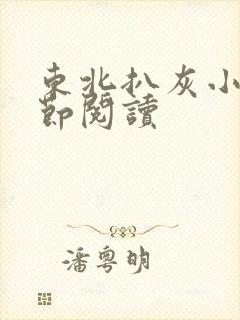 东北扒灰小说分节阅读