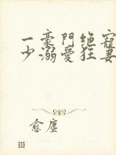 一豪门绝宠之峥少溺爱狂妻