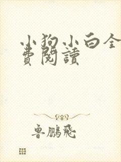 小狗小白全文免费阅读