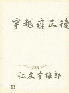 穿越雍正后宫