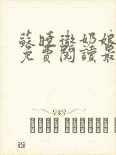 苏晓微奶娘全文免费阅读最新章节