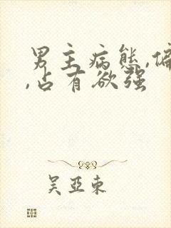 男主病态,偏执,占有欲强