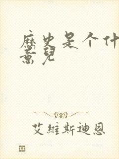 历史是个什么玩意儿封面