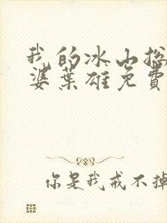 我的冰山总裁老婆叶雄免费阅读