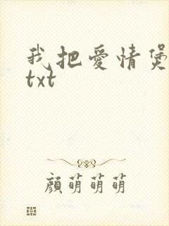 我把爱情煲成汤txt
