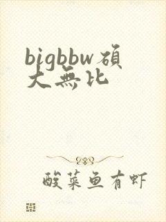 bigbbw硕大无比封面