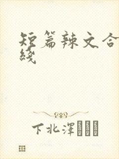 短篇辣文合集在线